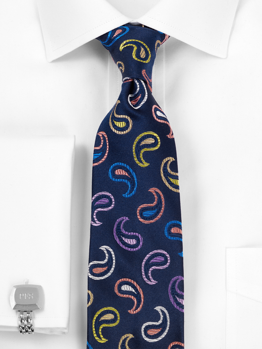 Alternate Image of Paisley Woven Silk Tie-1