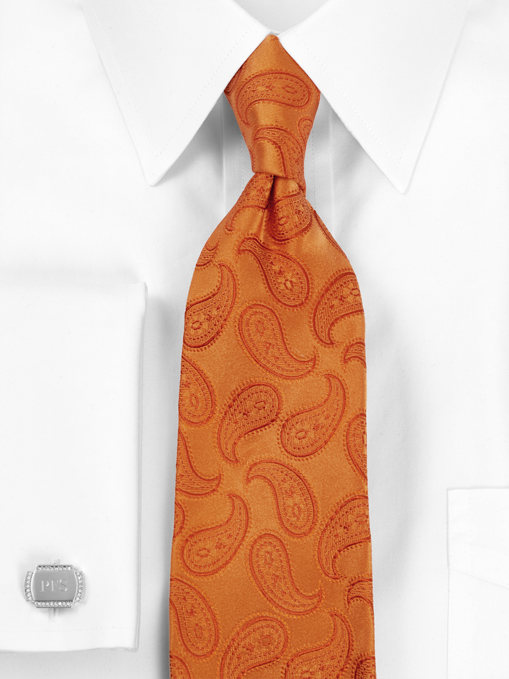 Alternate Image of Paisley Woven Silk Tie-1