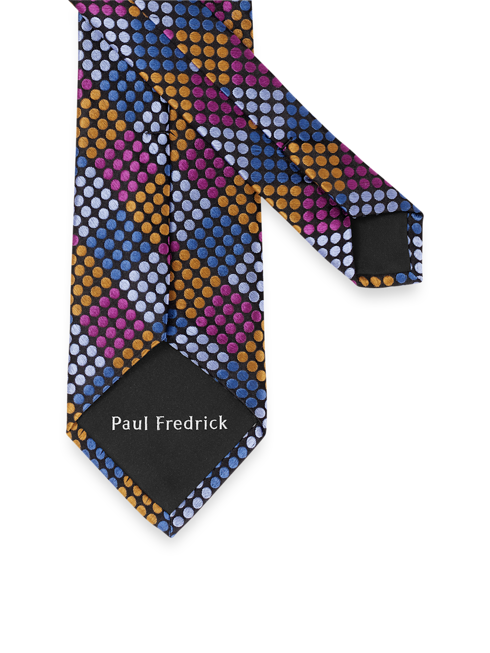 Alternate Image of Geometric Woven Silk Tie-2