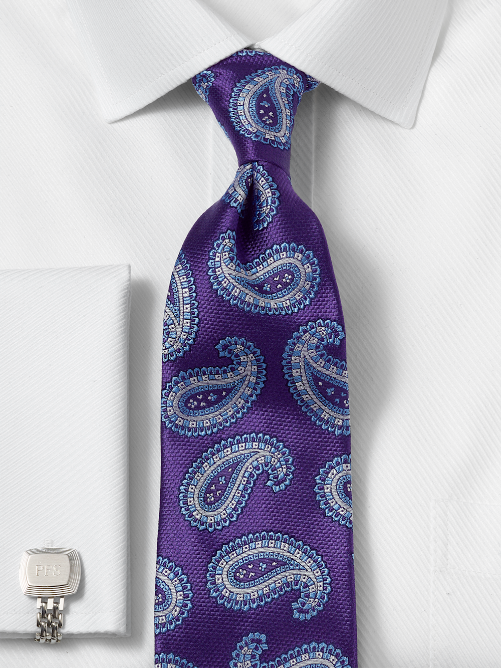 Alternate Image of Paisley Woven Silk Tie-1
