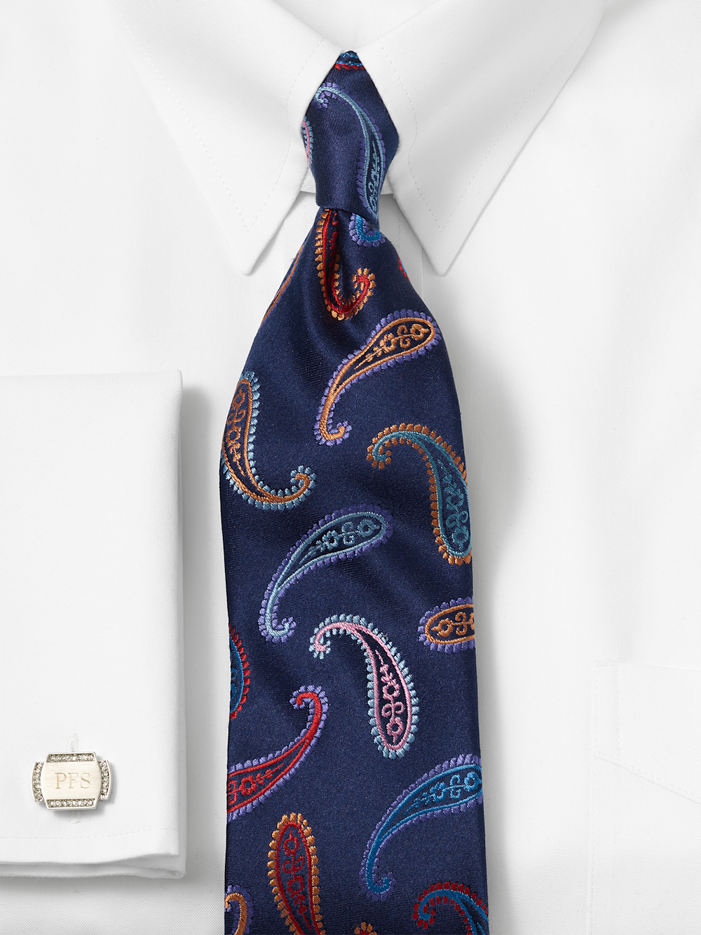 Alternate Image of Paisley Woven Silk Tie-1
