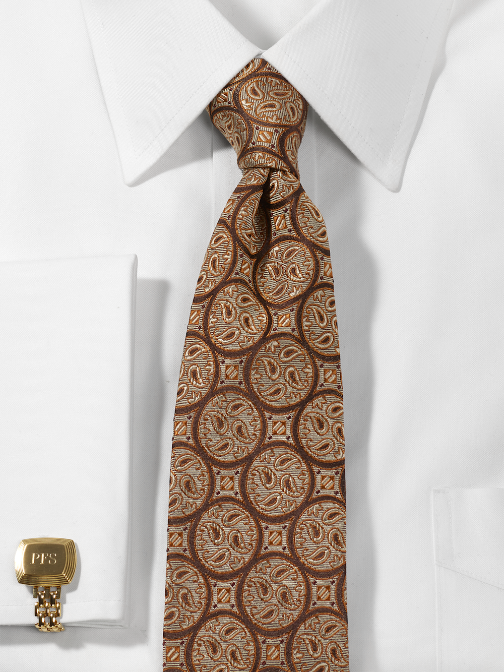 Alternate Image of Paisley Woven Silk Tie-1