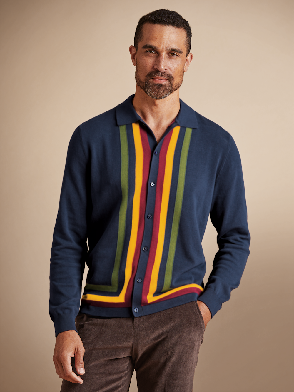 Alternate Image of Cotton Button Front Polo-6