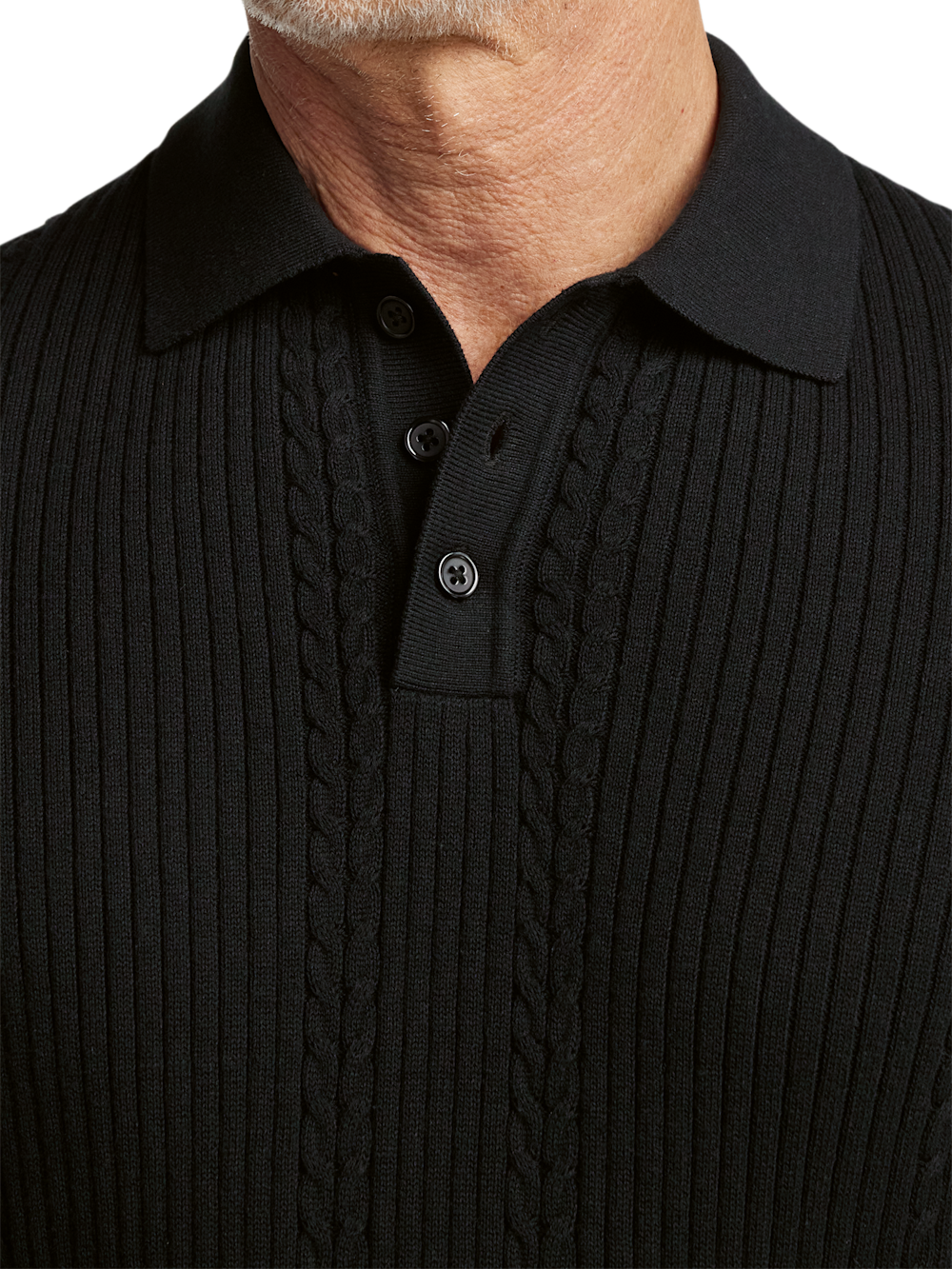 Alternate Image of Cotton Three Button Polo-2