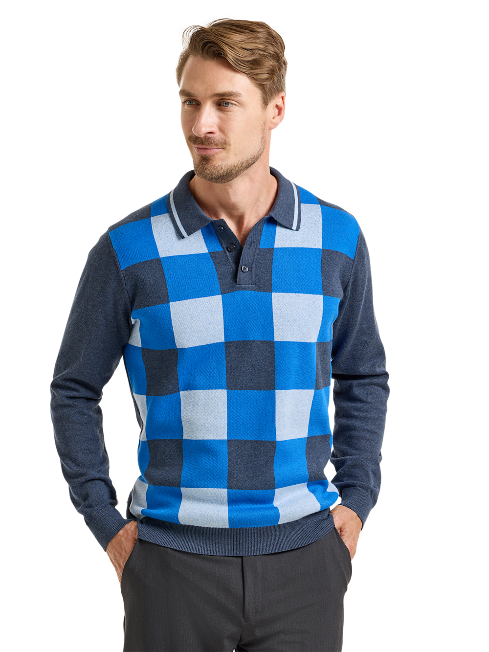 Alternate Image of Cotton Three Button Polo-1
