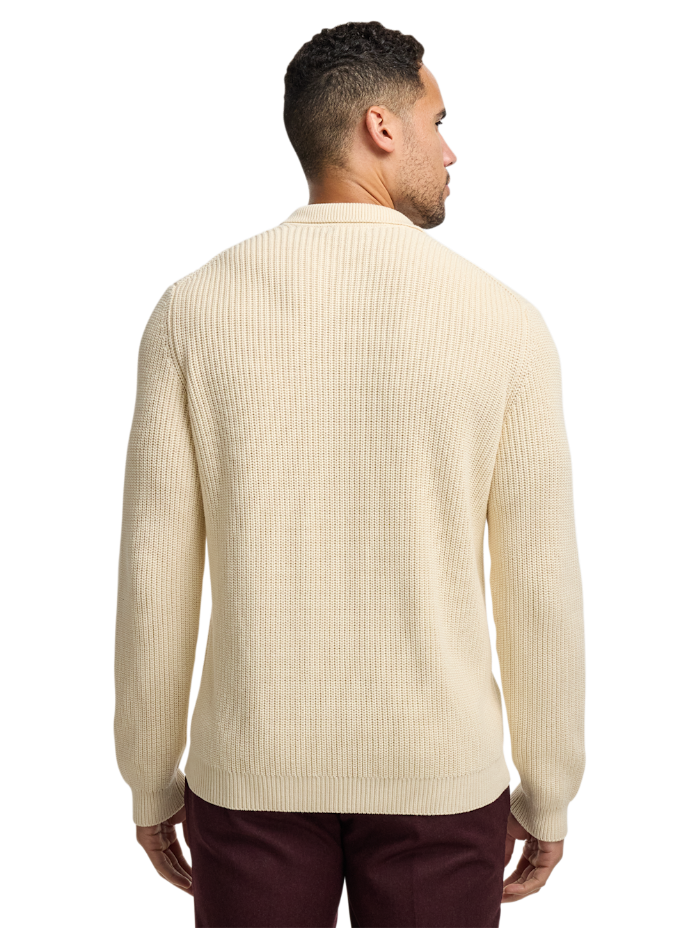 Alternate Image of Cotton Cable V-neck Polo-4