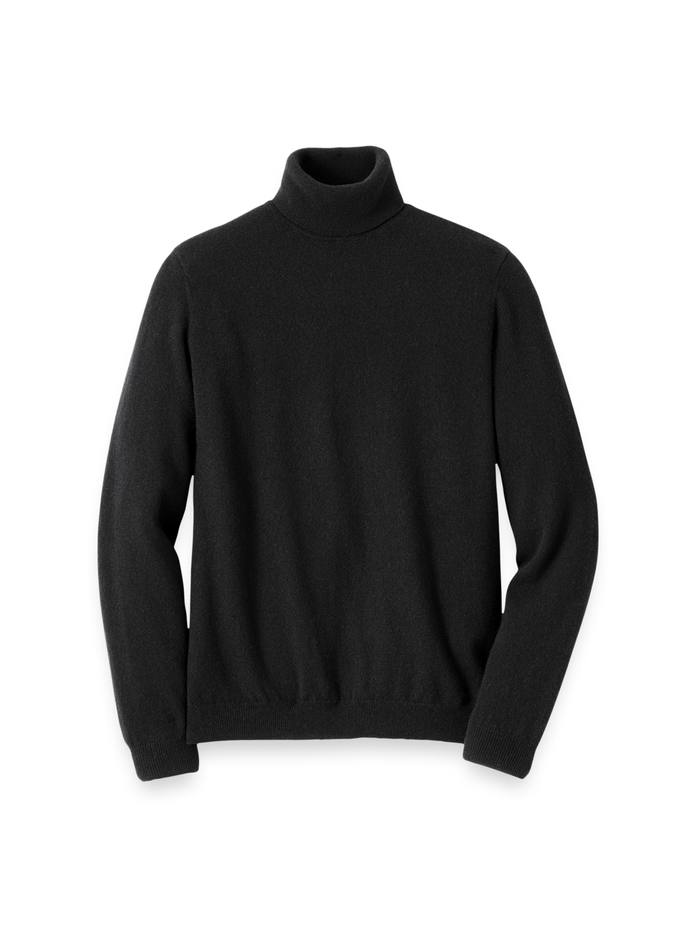 Cashmere Turtleneck Sweater - Black – Paul Fredrick