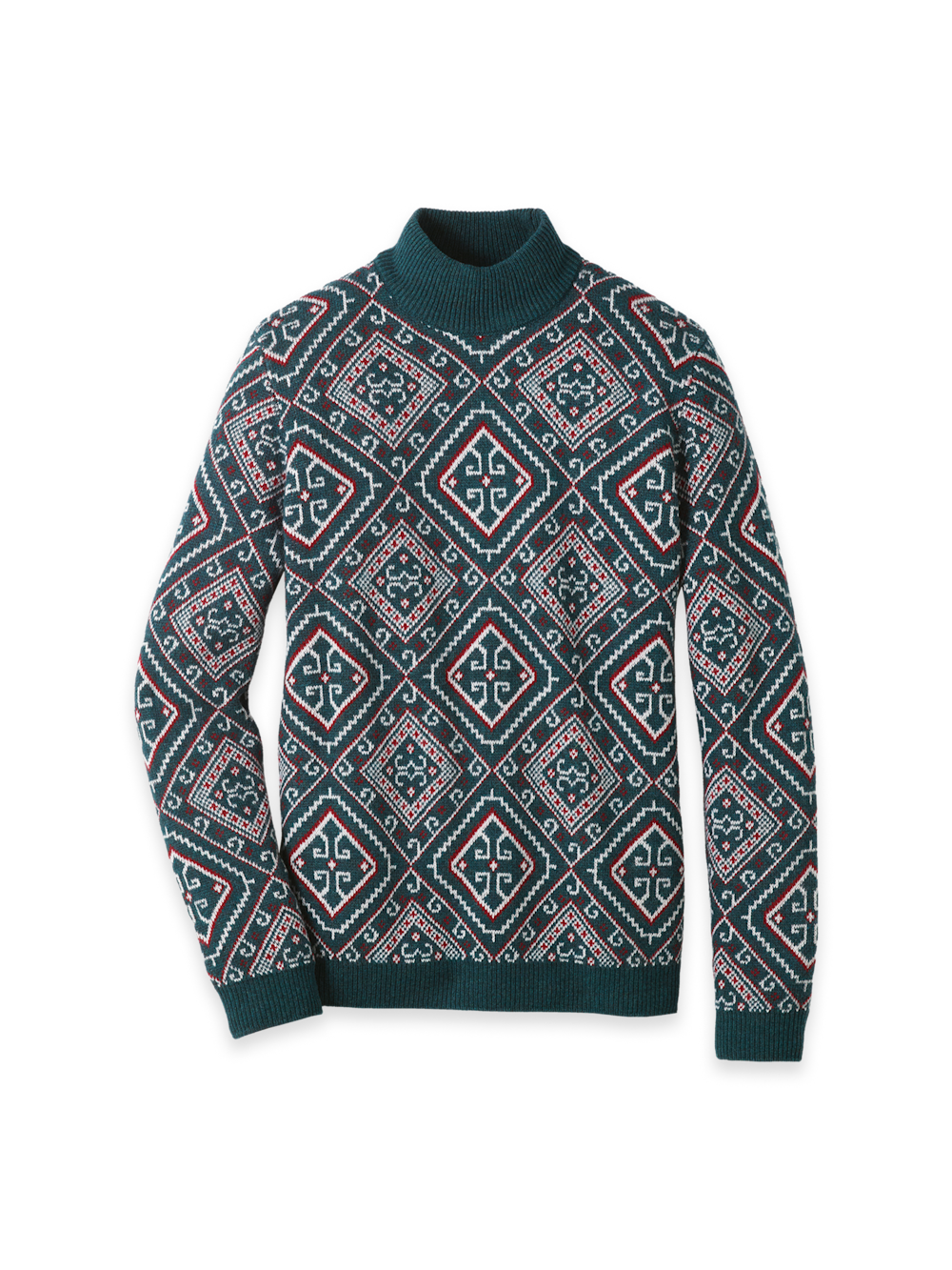 Wool Mock Neck Sweater