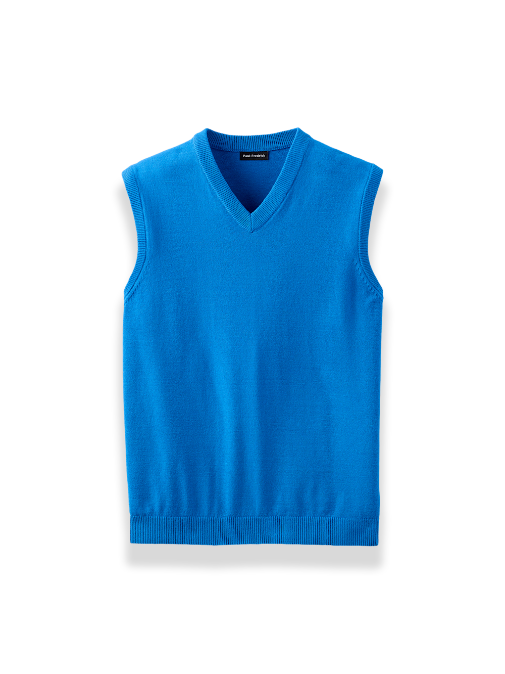 Product Image of Cotton Blend Vest-Cobalt