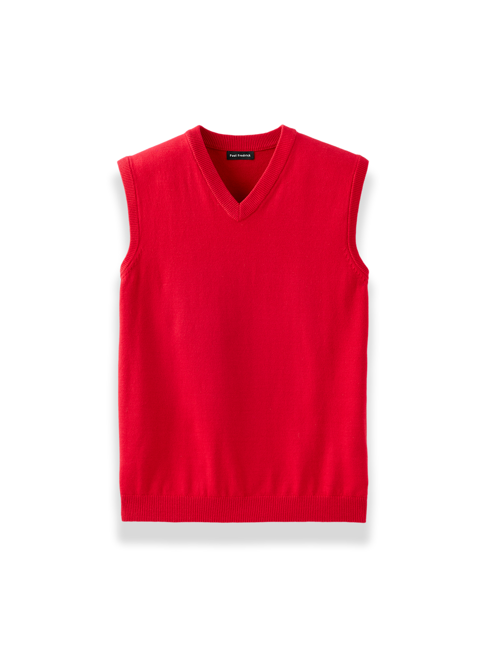 Product Image of Cotton Blend Vest-Red