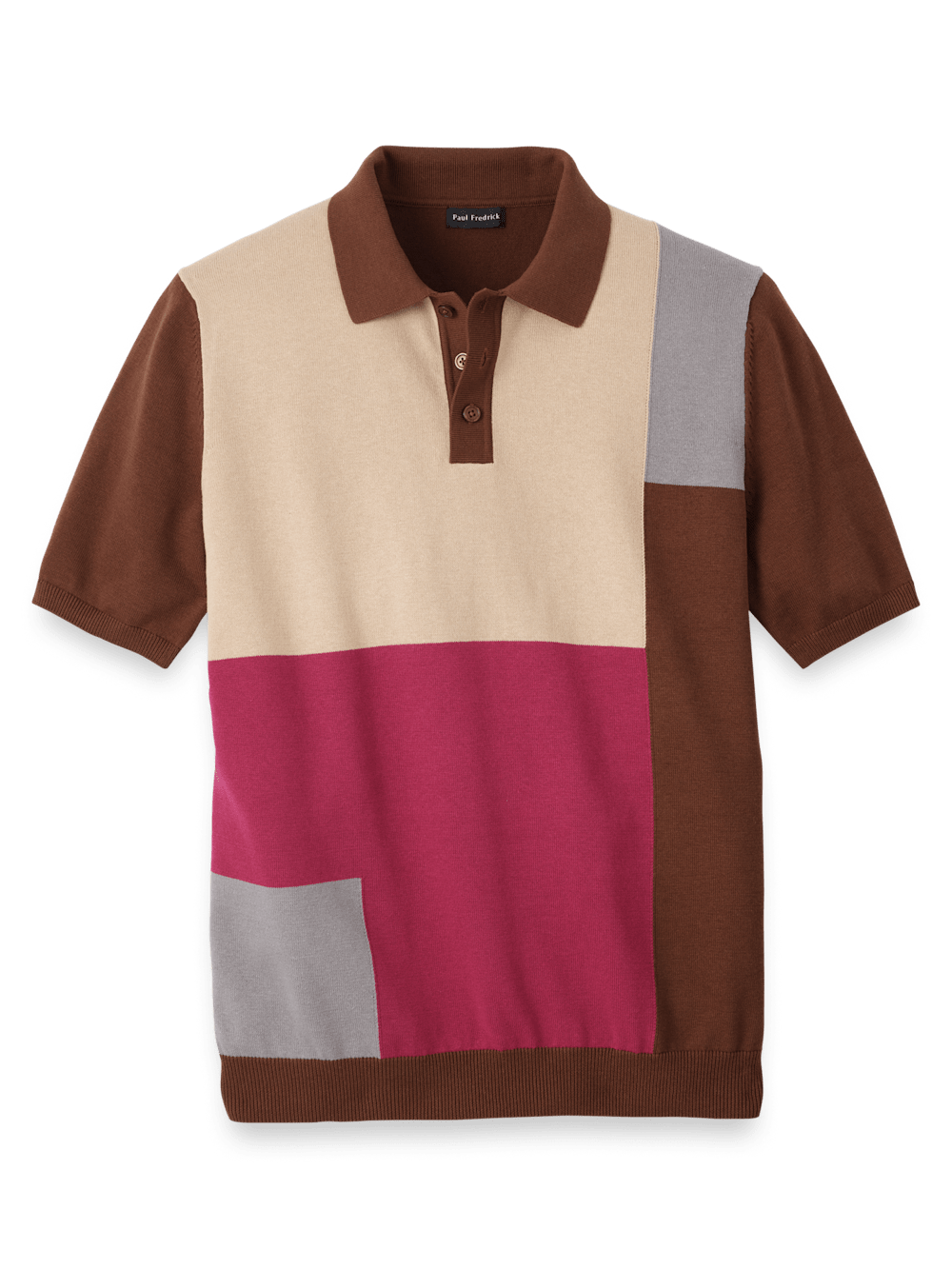 DESCENDANT/CETUS POLO JERSEY (brown)サイズ3 DESCENDANT/CETUS POLO JERSEY (BROWN)
