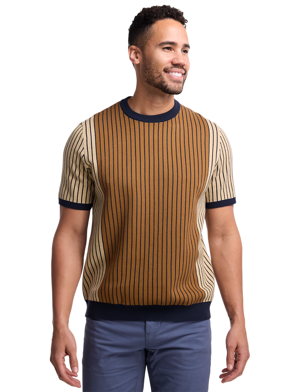 Alternate Image of Cotton Crewneck Sweater-1