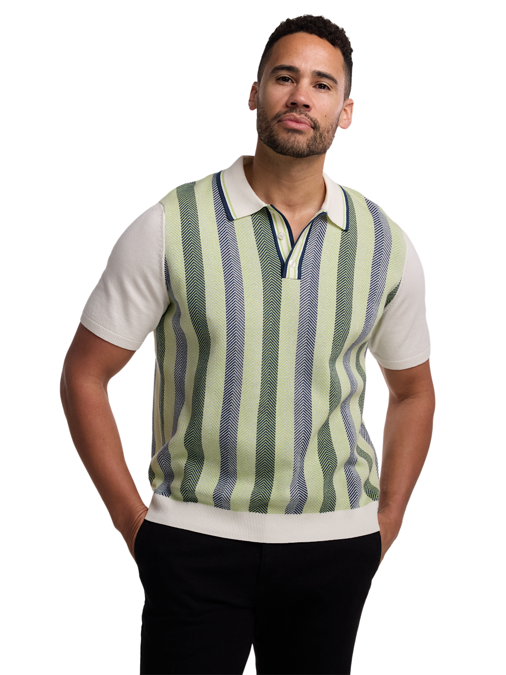 Alternate Image of Cotton Three Button Polo-1