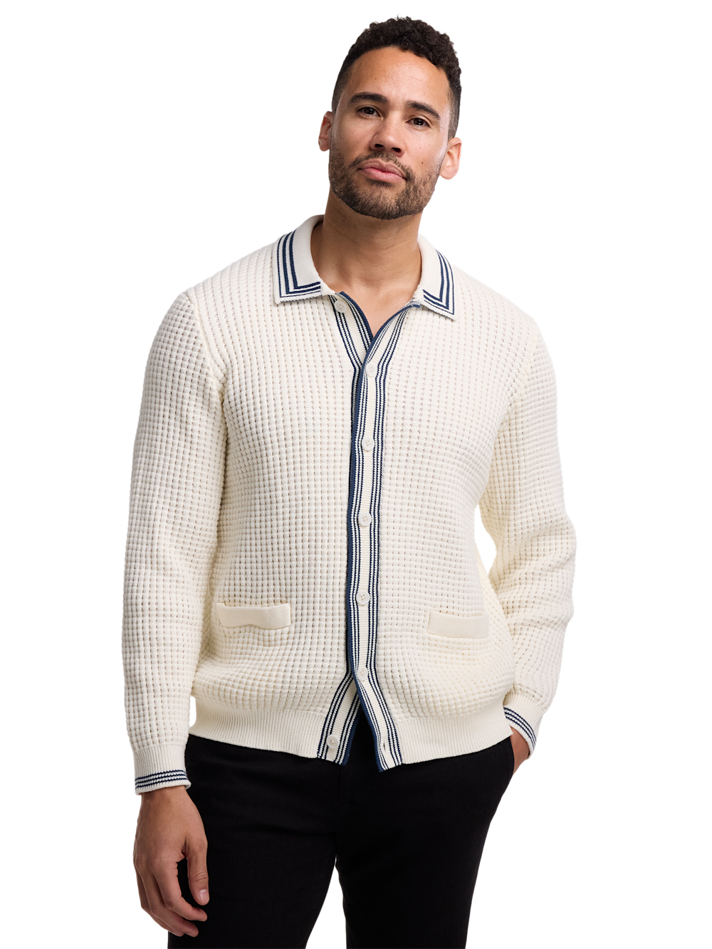 Alternate Image of Cotton Button Front Polo-1