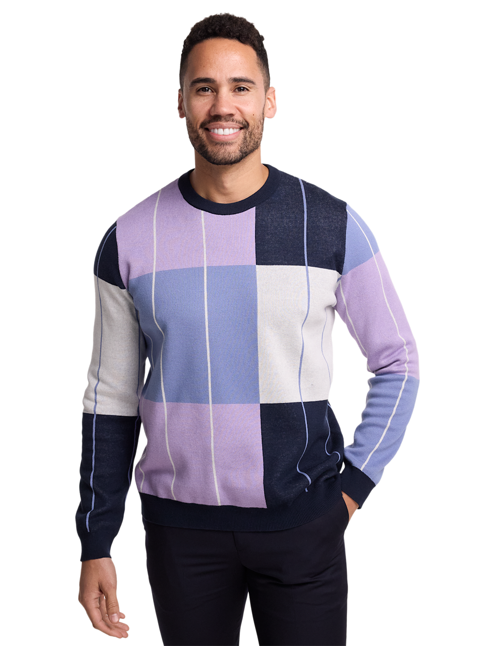 Alternate Image of Cotton Crewneck Sweater-1