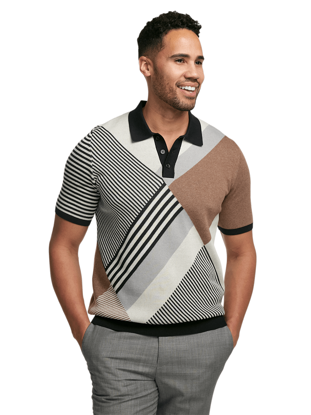 Alternate Image of Cotton Three Button Polo-1