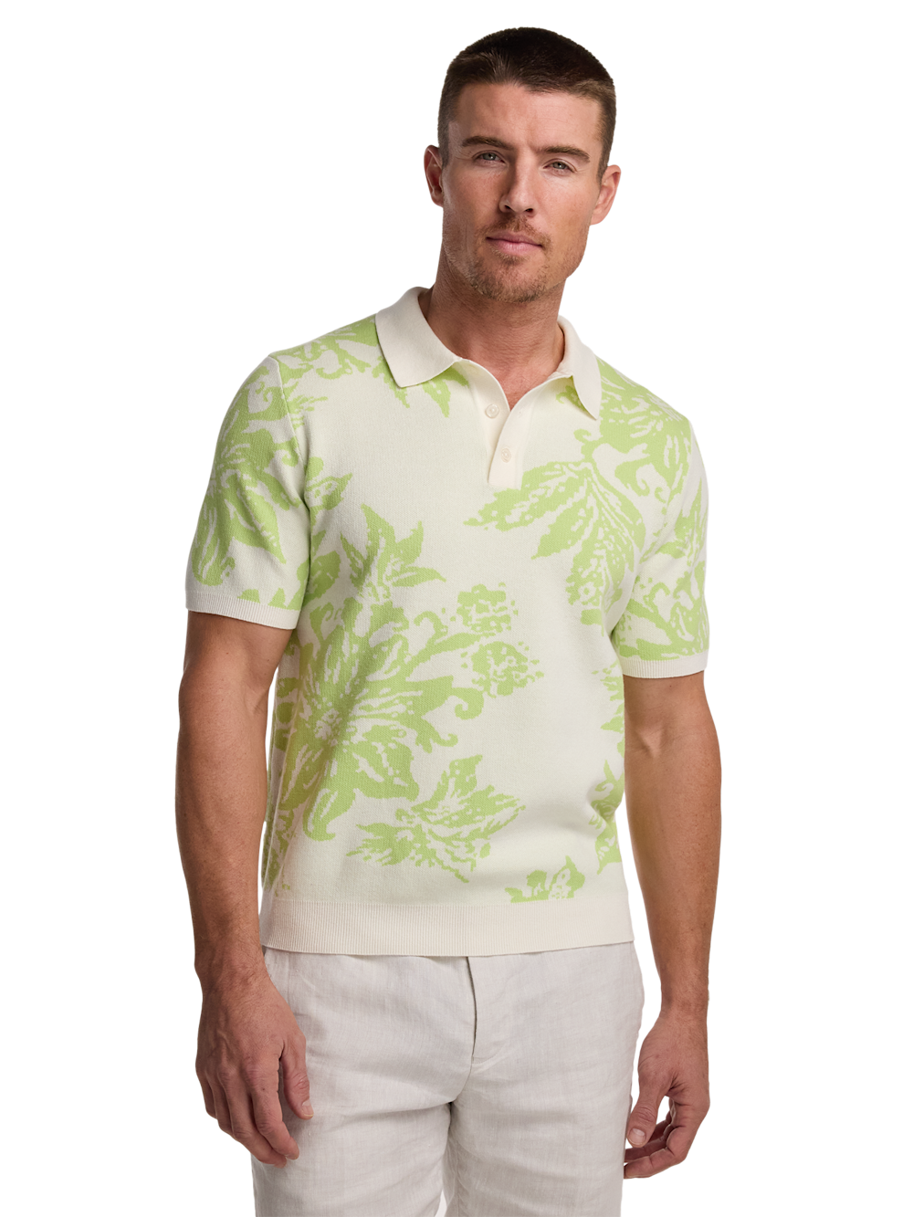 Alternate Image of Cotton Three Button Polo-1