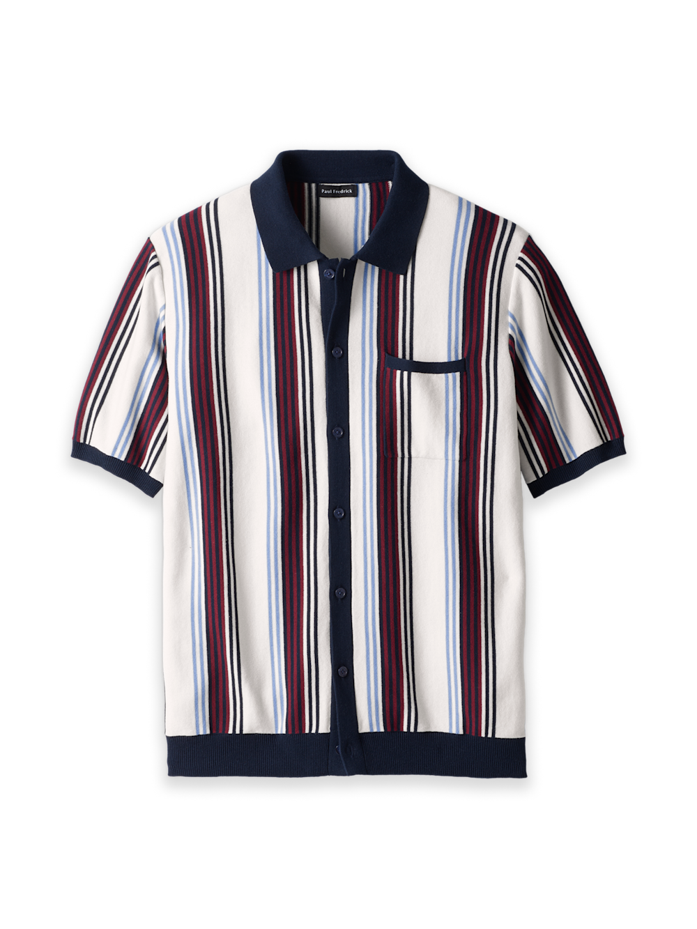 Cotton Button Front Polo