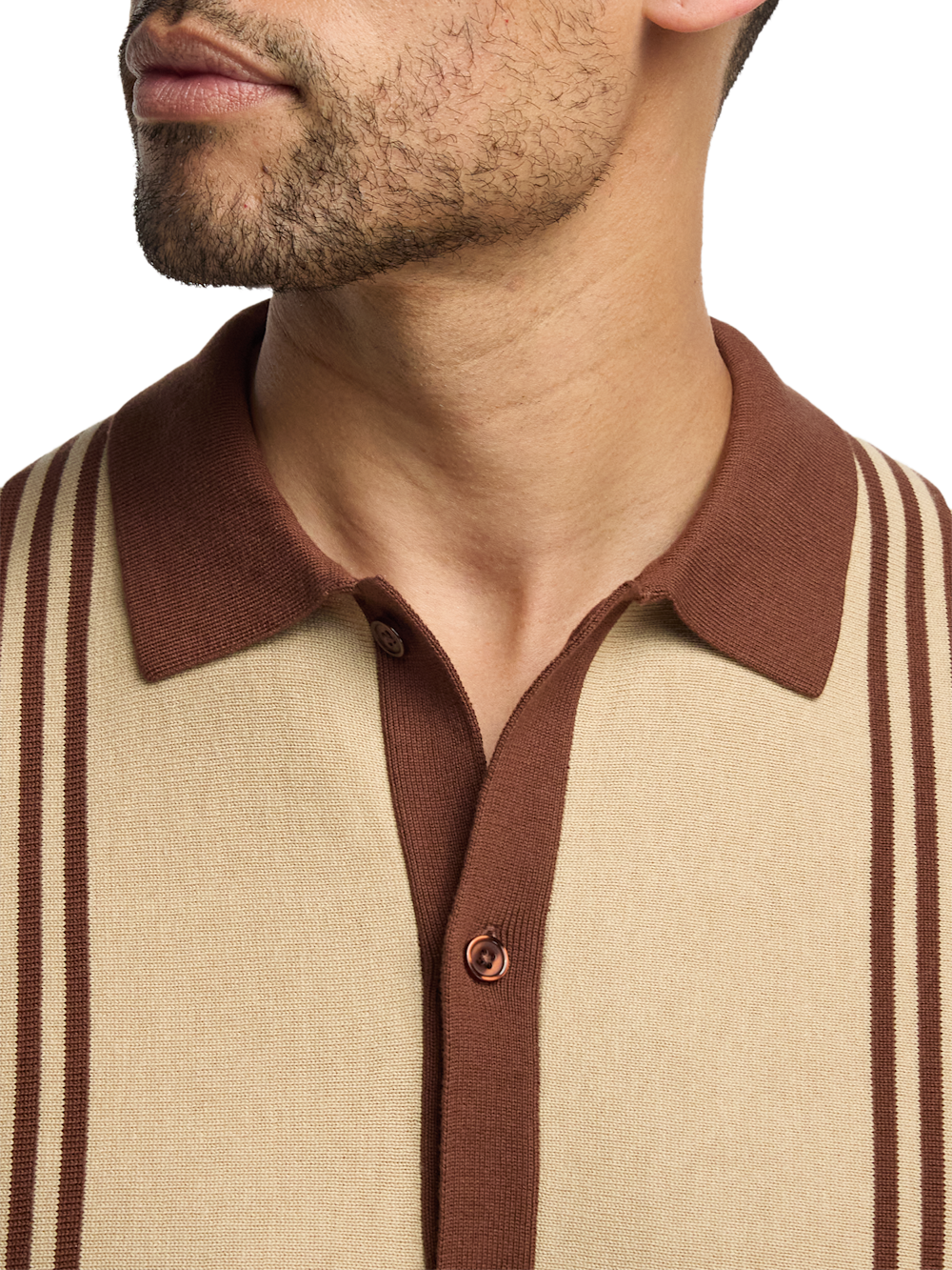 Alternate Image of Cotton Three Button Front Polo-2