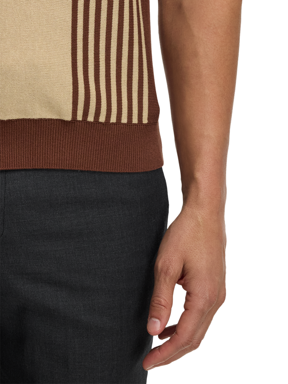 Alternate Image of Cotton Three Button Front Polo-3