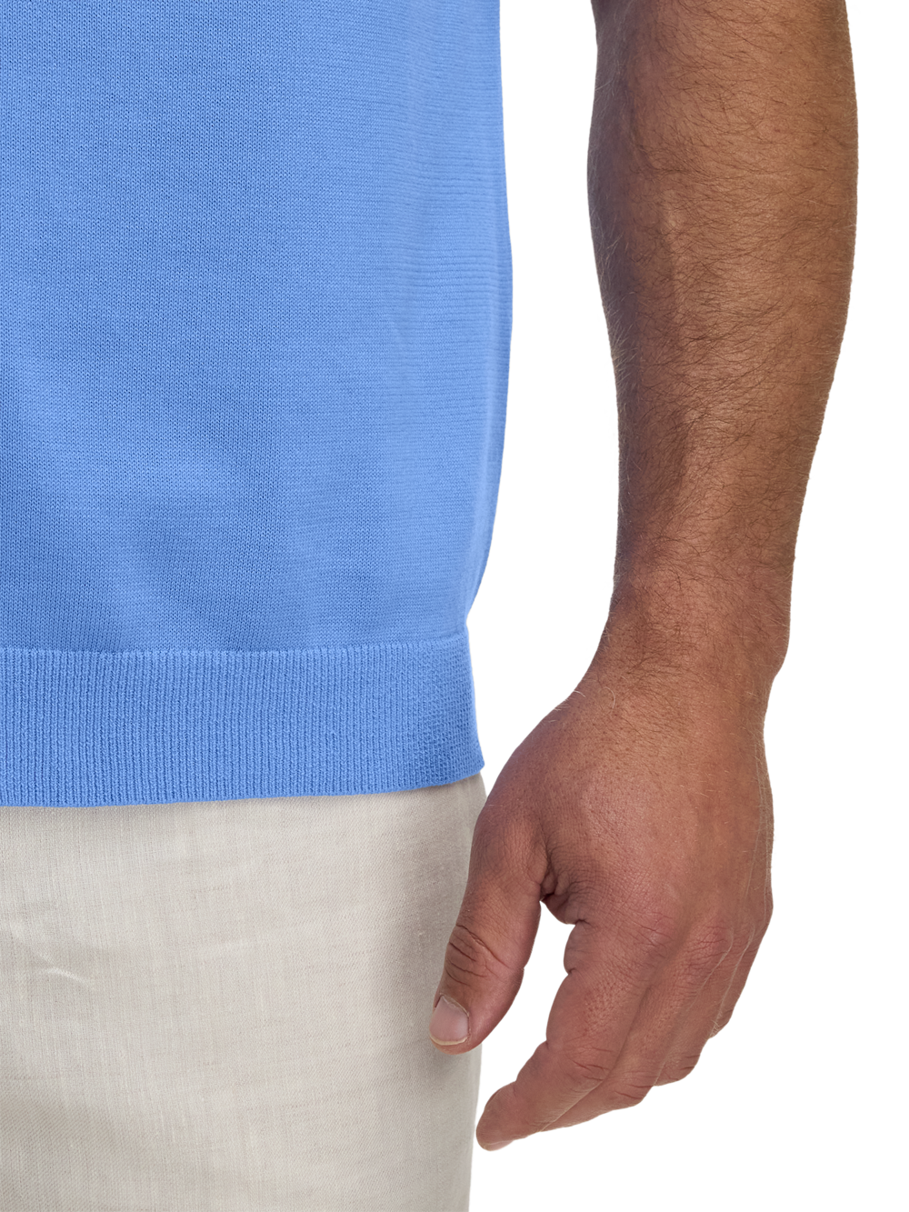 Alternate Image of Cotton Button Front Camp Collar Sweater-3