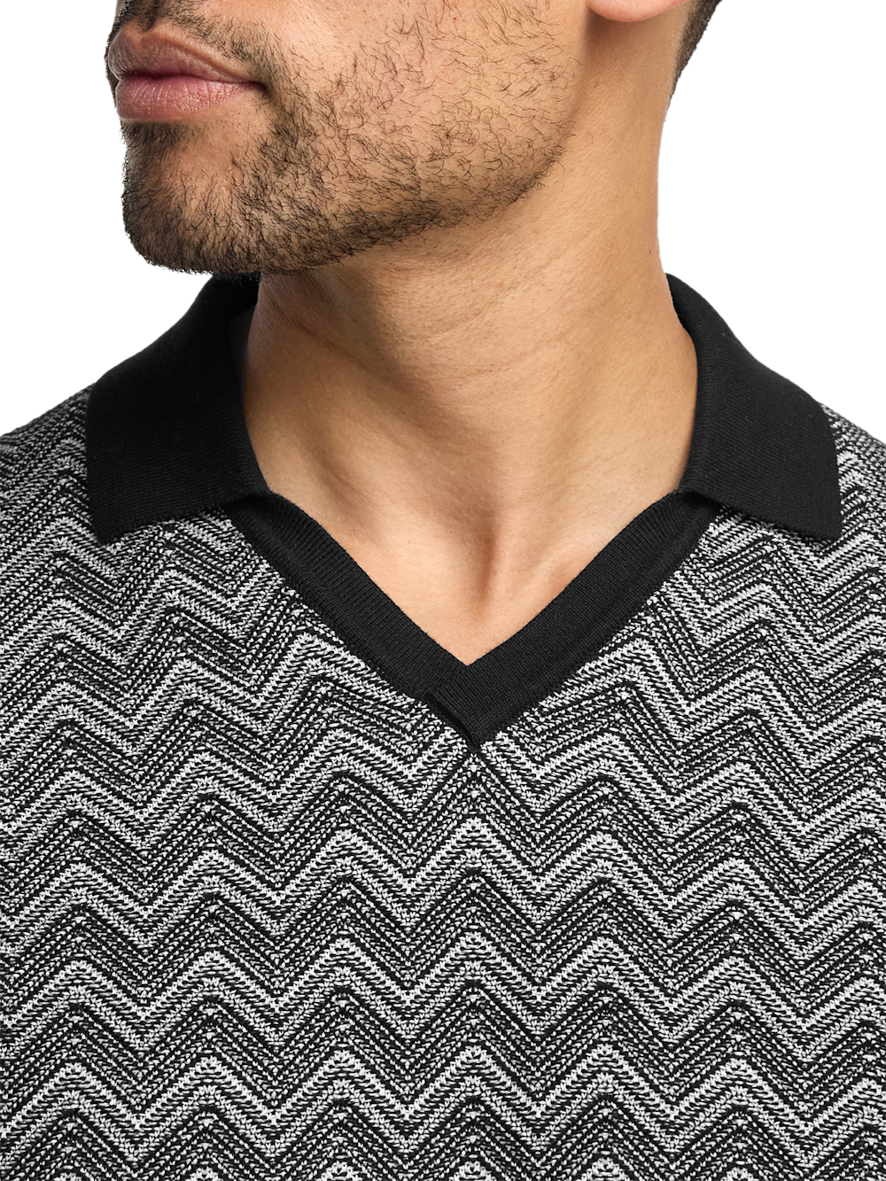 Alternate Image of Cotton V-neck Polo-2