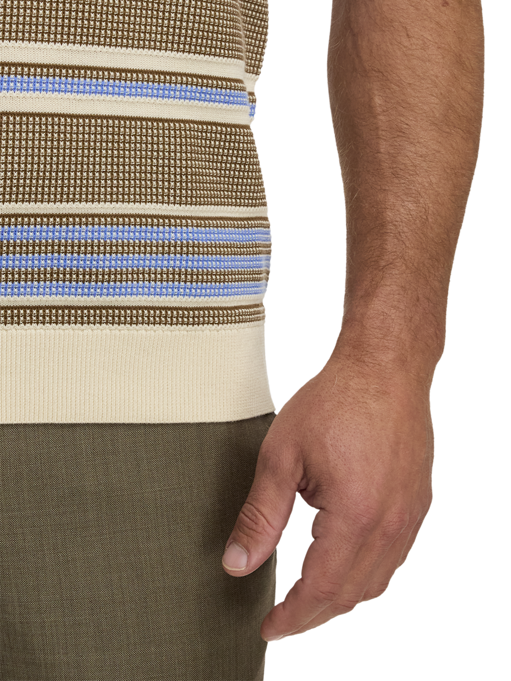 Alternate Image of Cotton Three Button Polo-3