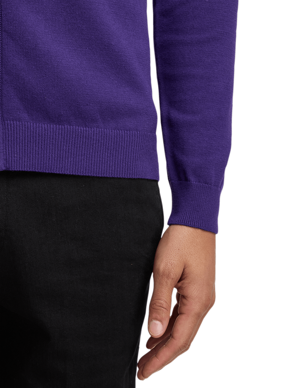 Alternate Image of Cotton Full Zip Polo-3