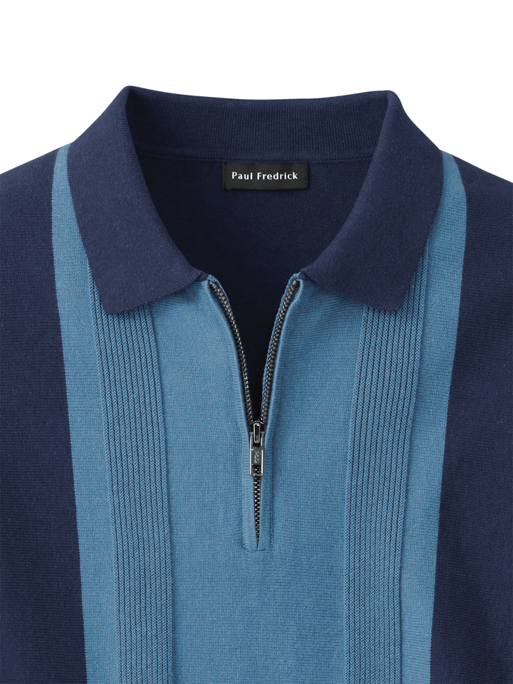 Alternate Image of Cotton Quarter Zip Polo-5