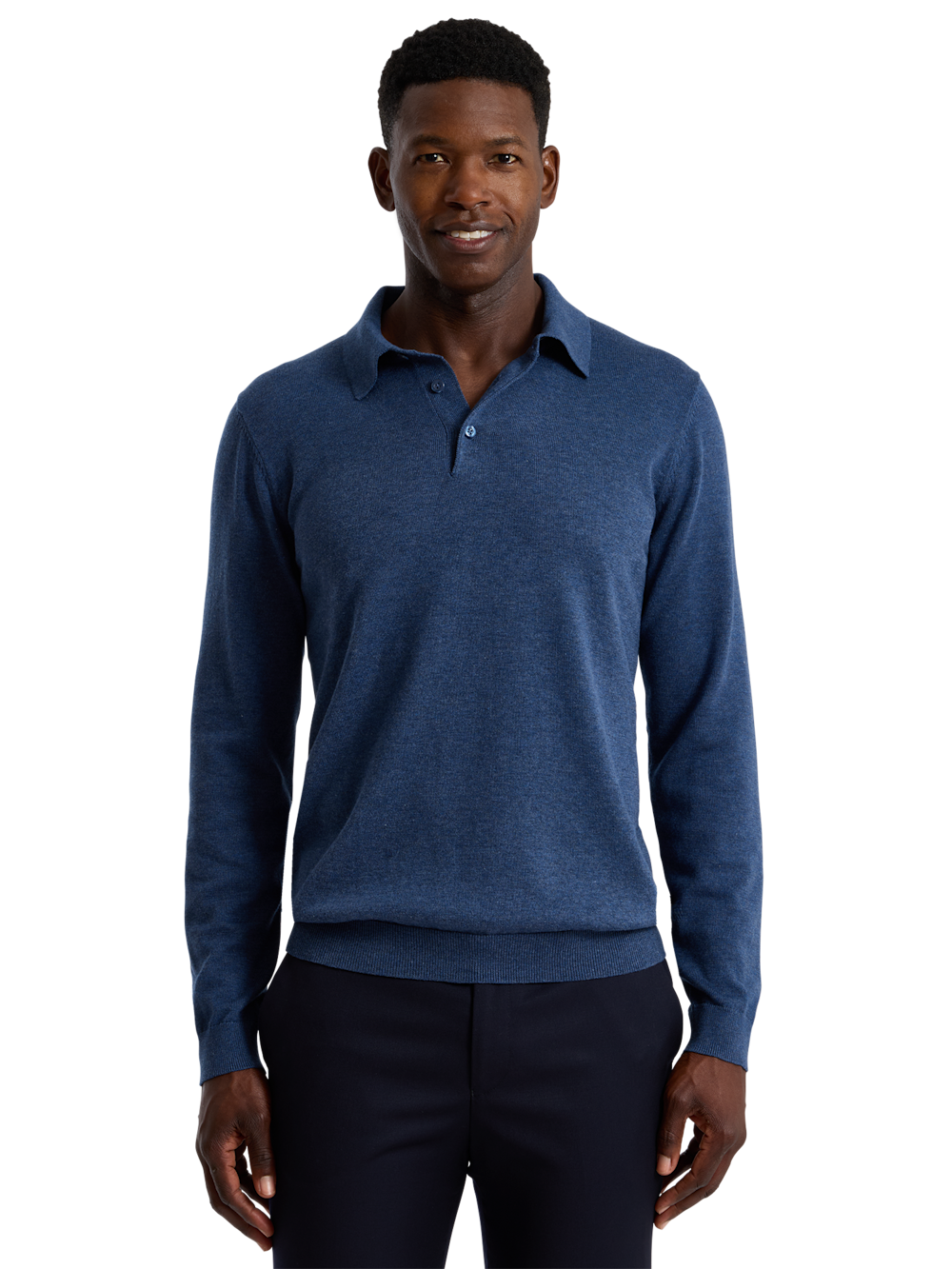 Alternate Shot of Men's Navy Knitwear