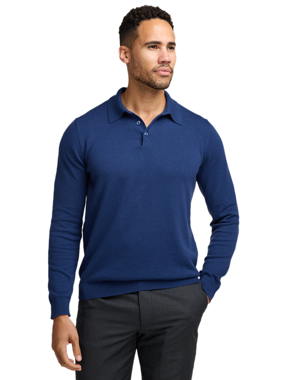 Alternate Image of Supima Cotton Three Button Polo-1