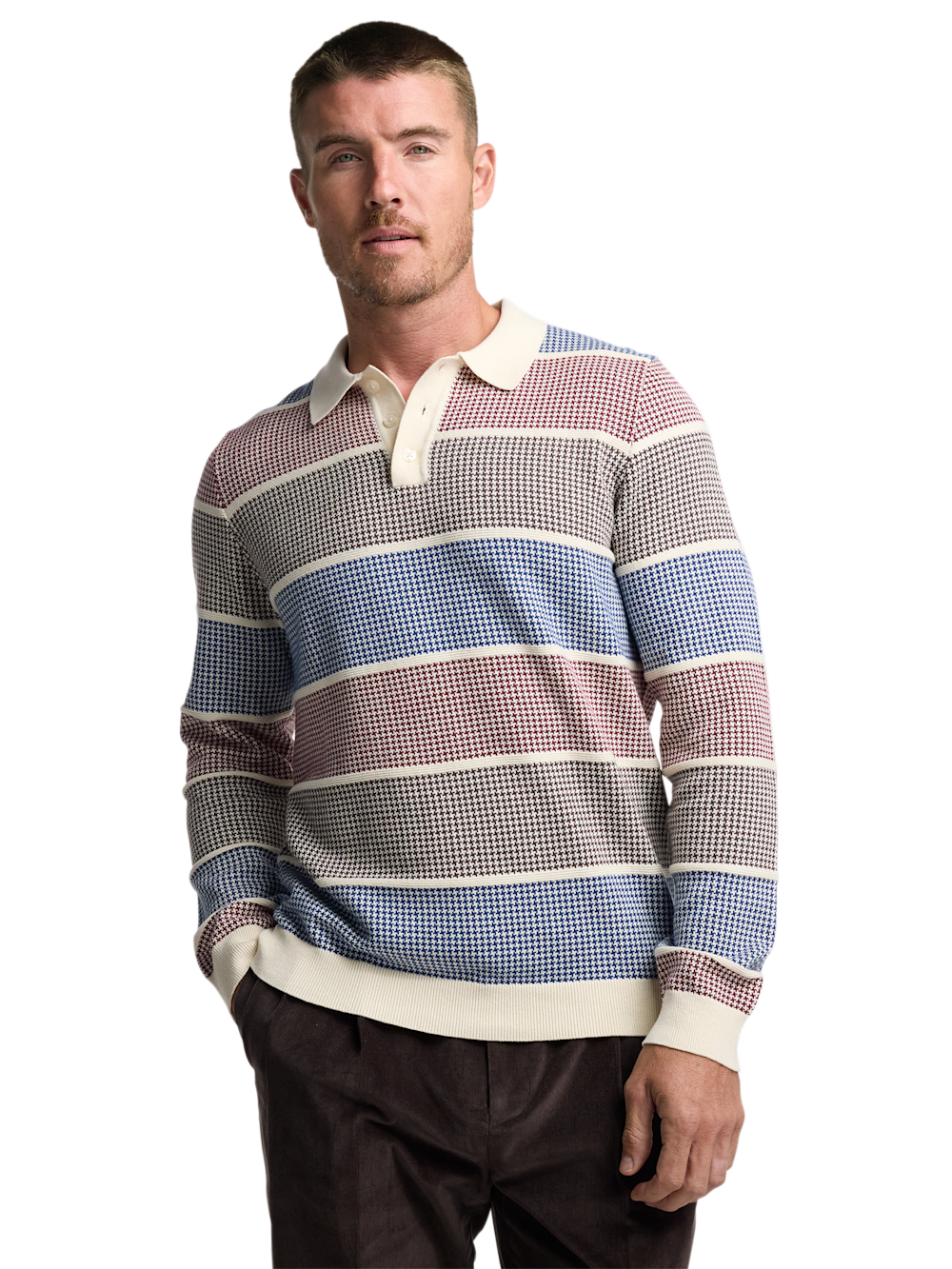 Alternate Image of Cotton Three Button Polo-1