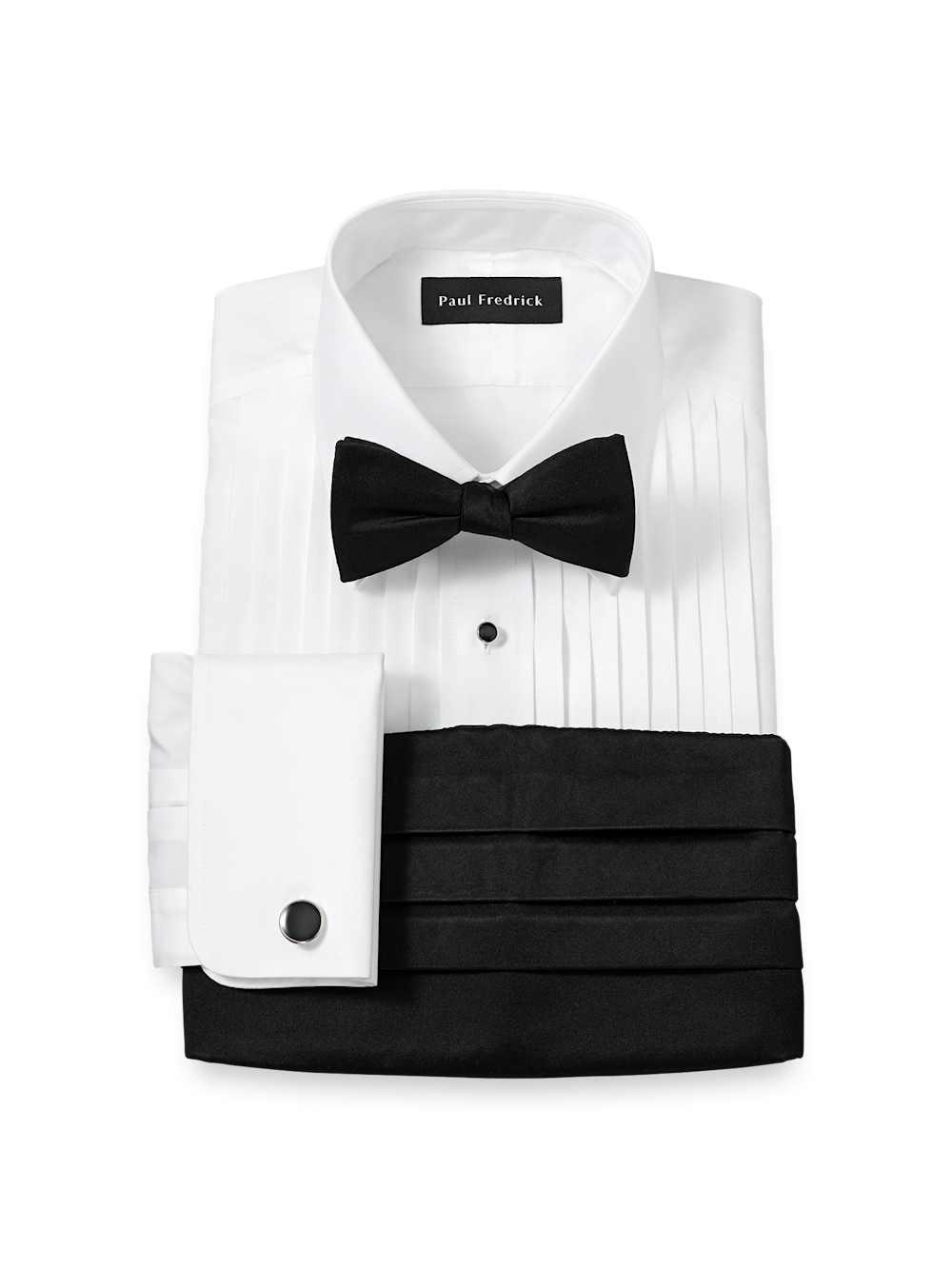 Alternate Image of Solid Woven Silk Cummerbund-1