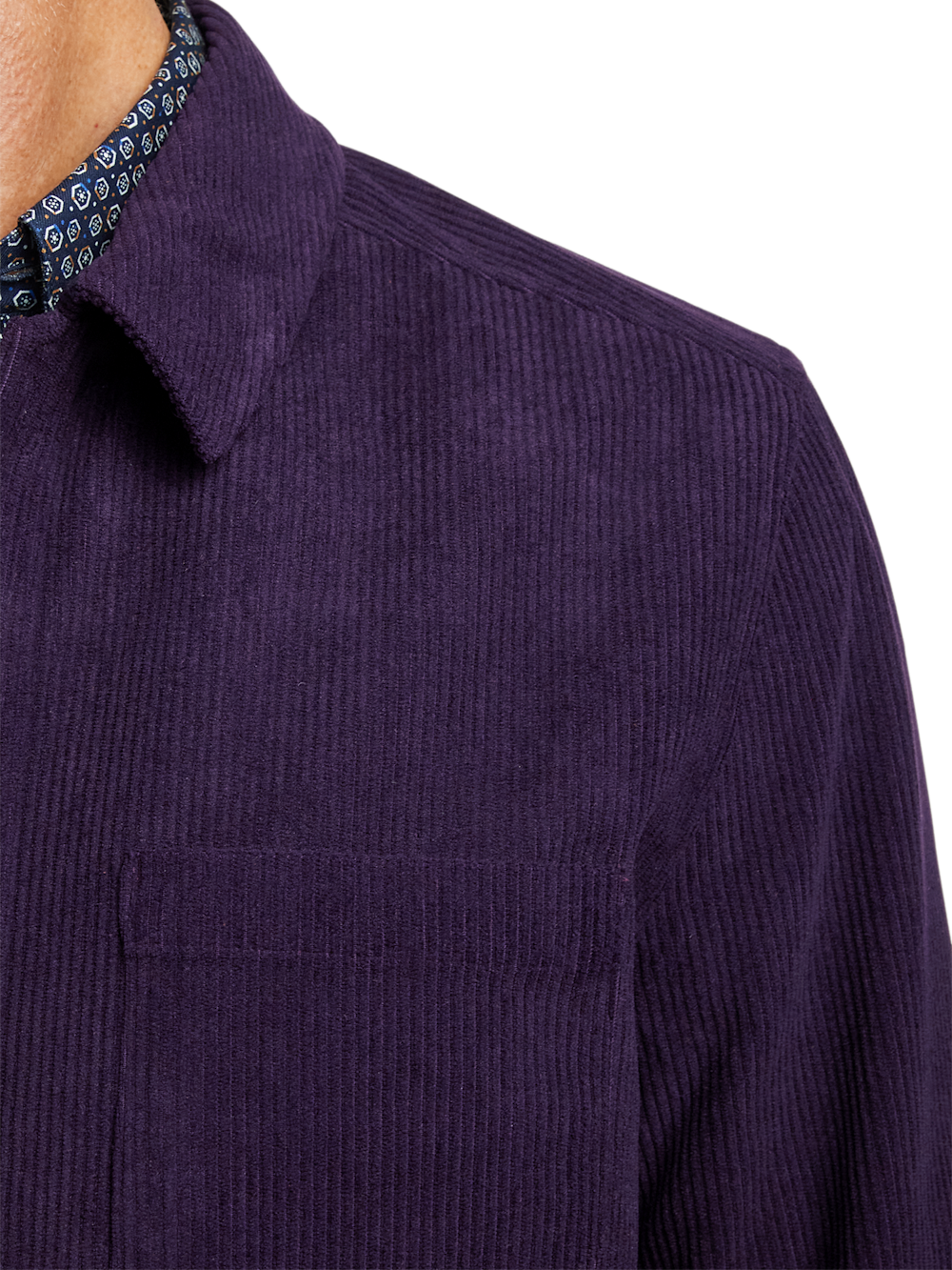 Alternate Image of Microfiber Corduroy Shirt Jacket-5