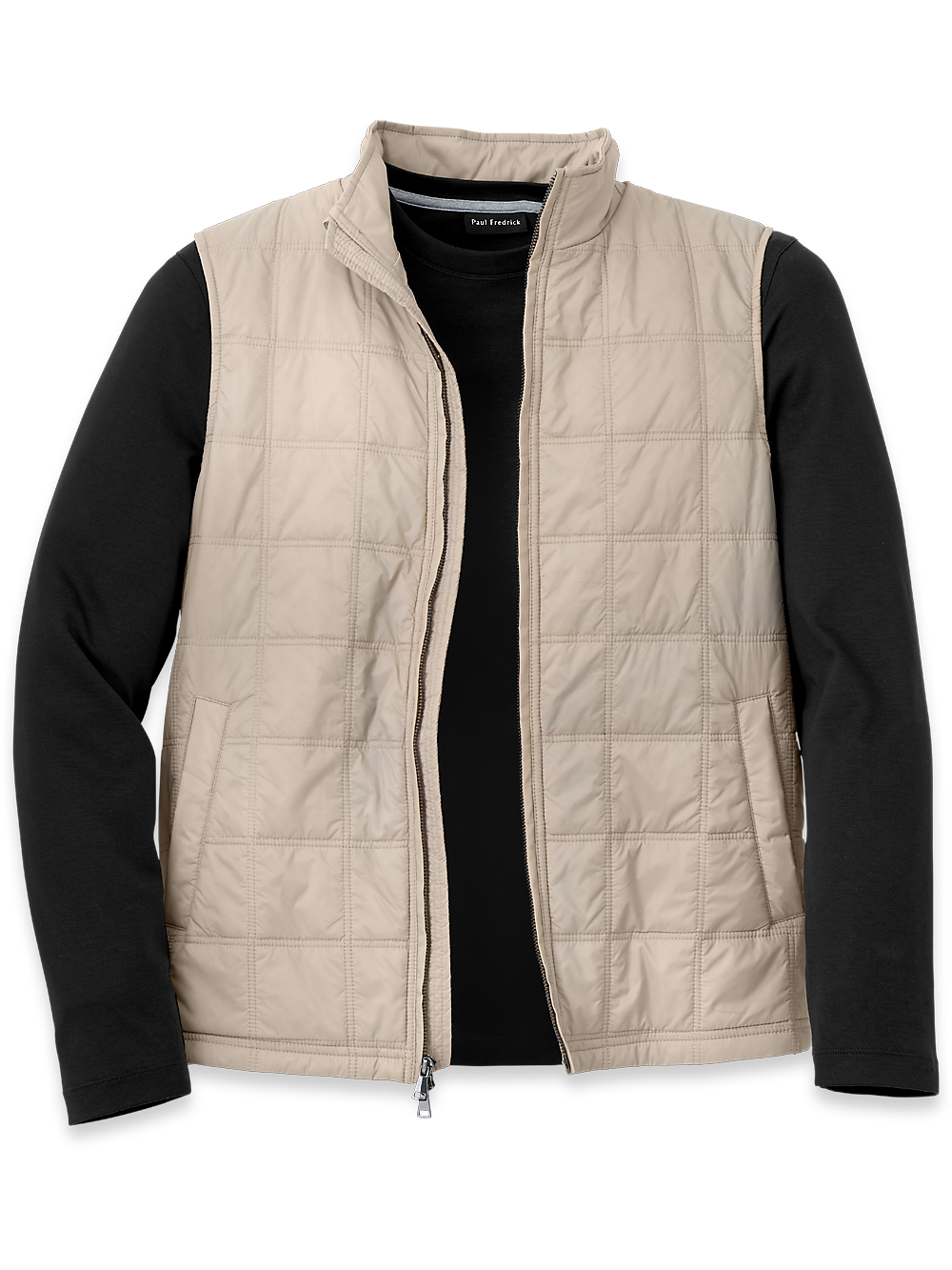 Product Image of Nylon Quilted Vest-Stone