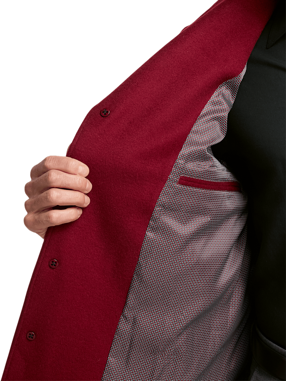 Alternate Image of Wool Single Breasted Topcoat-4