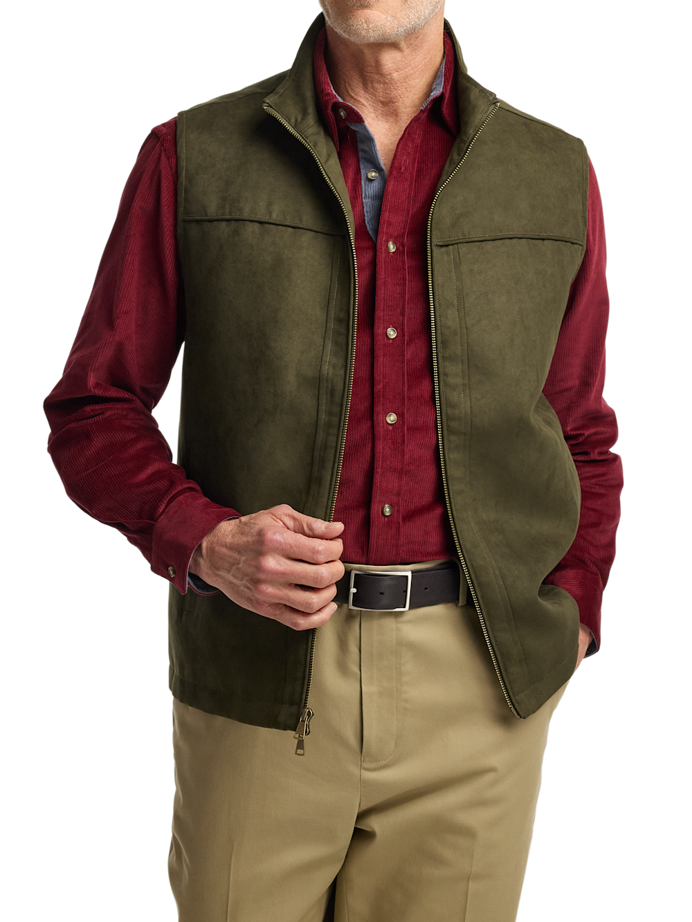 Alternate Image of Microsuede Vest-1