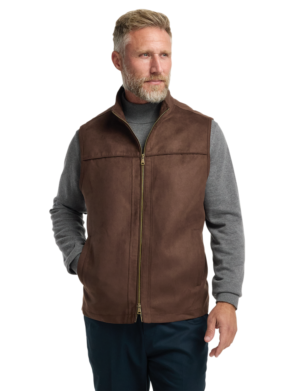 Alternate Image of Microsuede Vest-1