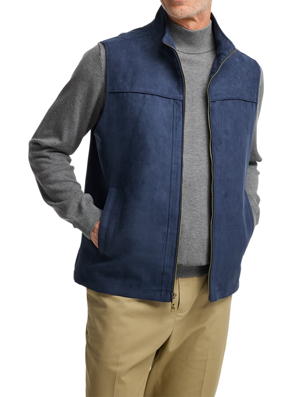 Alternate Image of Microsuede Vest-1