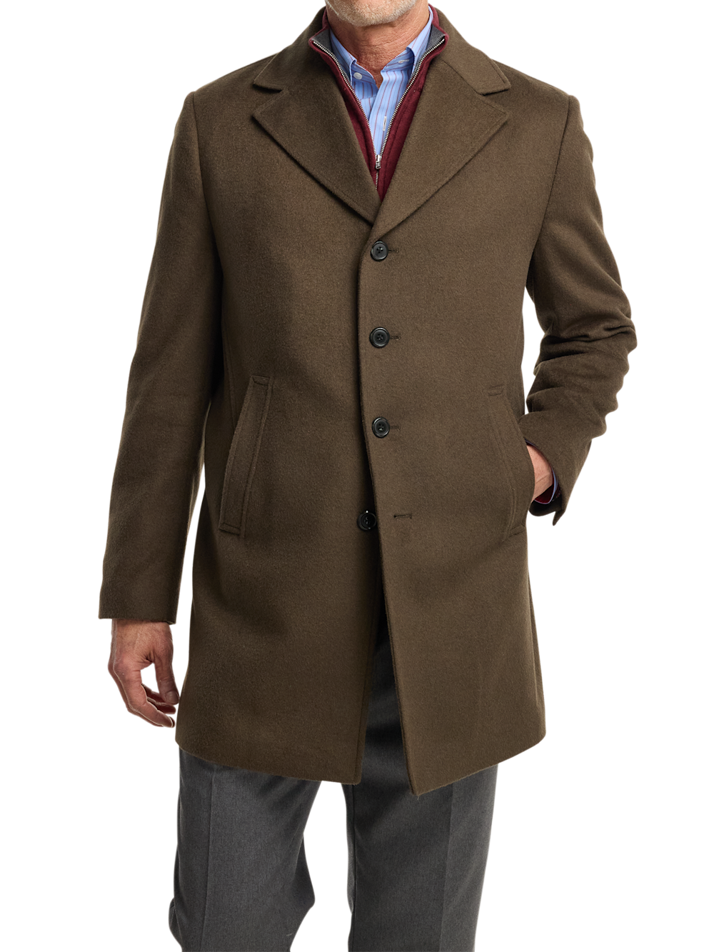 Alternate Image of Wool Blend Topcoat-1
