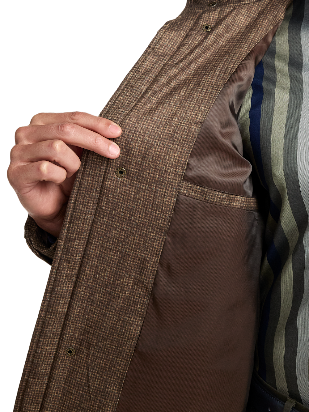 Alternate Image of Houndstooth Quilted Jacket-4