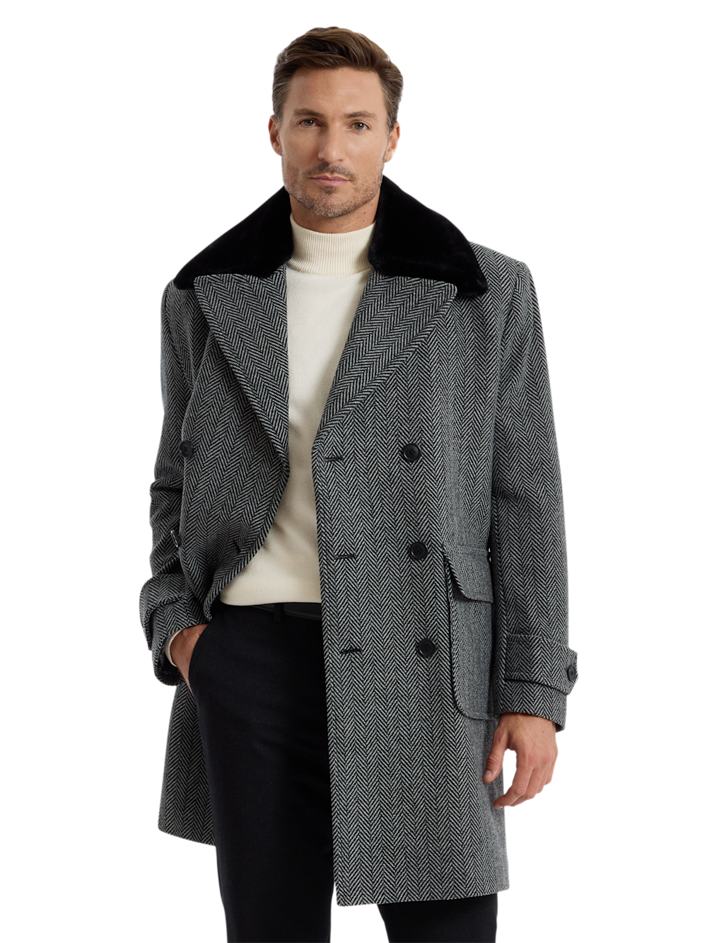 Alternate Shot of Men's black Outerwear