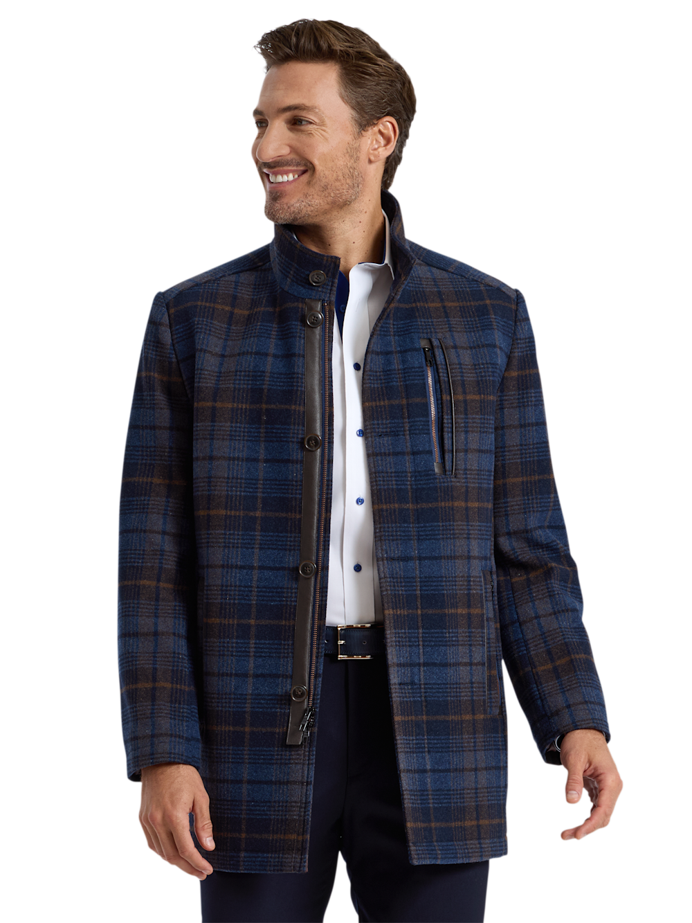 Alternate Shot of Men's navy Outerwear