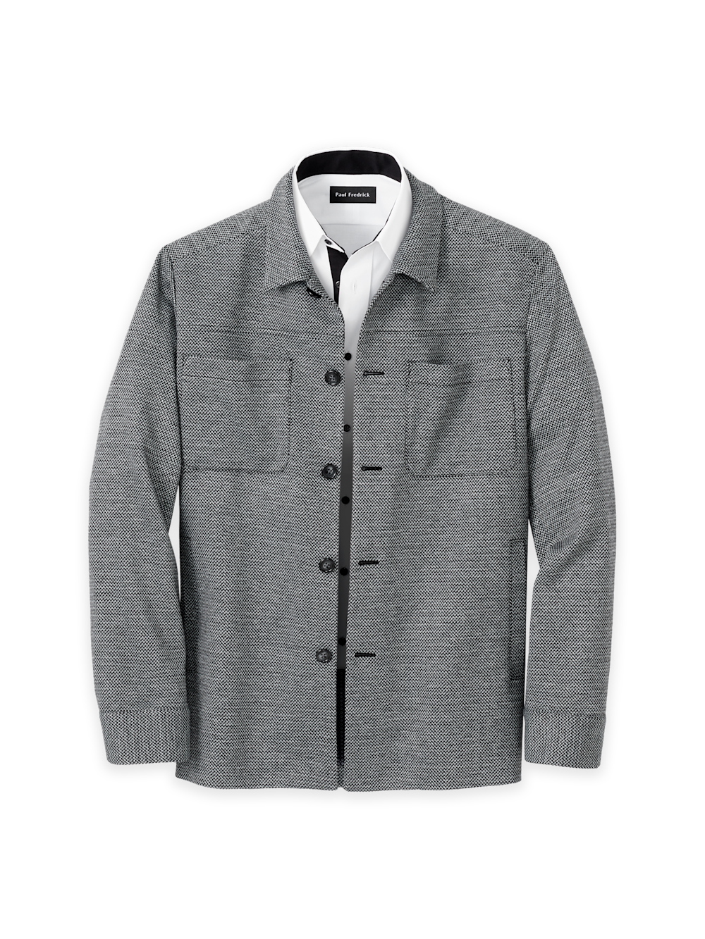 ジャケット・アウター WORKERS M-43Shirt Jacket, Herringbone Herringbone Shirt Jacket - Black – Paul Fredrick