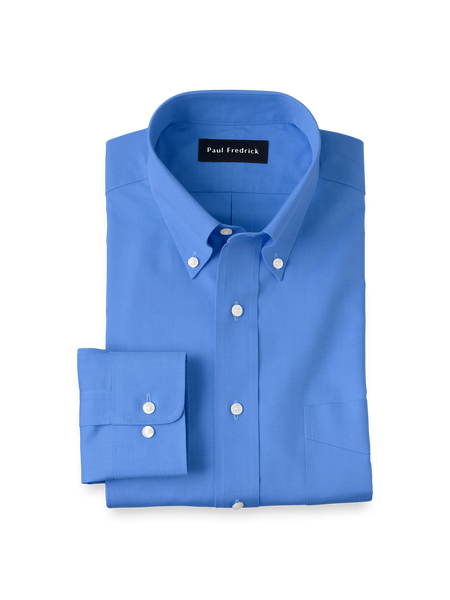 Men's Cobalt Blue Dress Shirts Paul Fredrick Men's Cobalt Blue Dress Shirts Paul Fredrick
