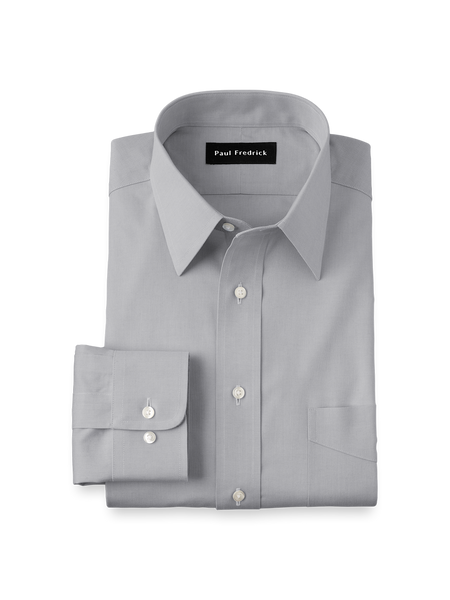 Men's White Slim Dress Shirts | Shop Online Paul Fredrick Men's White Slim Dress Shirts | Shop Online Paul Fredrick
