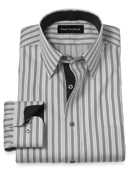 Black Striped Dress Shirts
