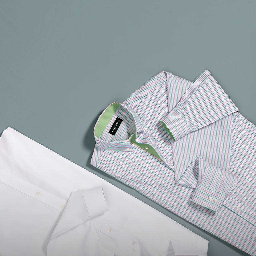 free dress shirts Ash & Erie Blue Wrinkle Resistant Dress Shirt for Short Men Blue / 16 / Standard