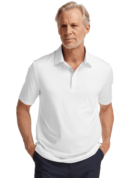 Big & Tall White Polo Shirts