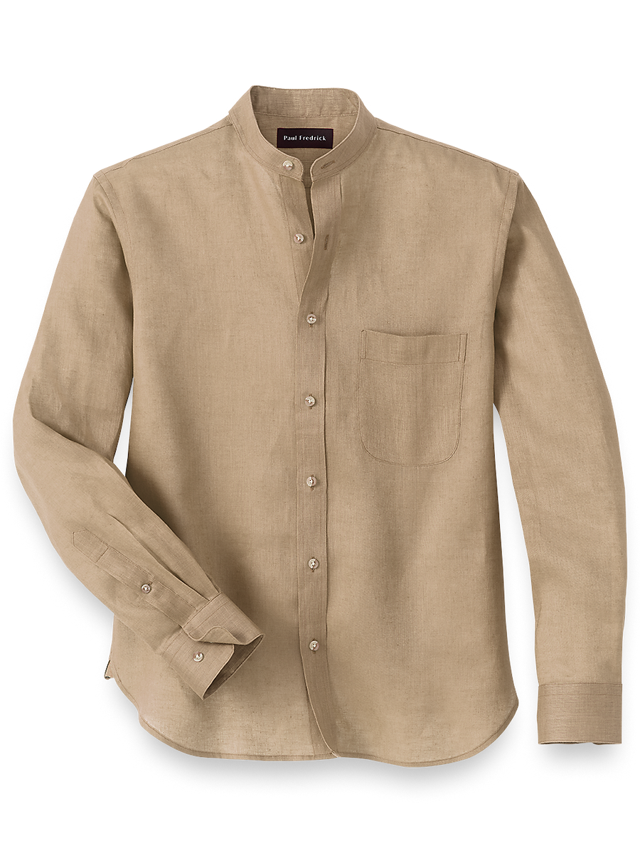 Men's Band Collar Dress Shirts | Shop Online Paul Fredrick Men's Band Collar Dress Shirts | Shop Online Paul Fredrick